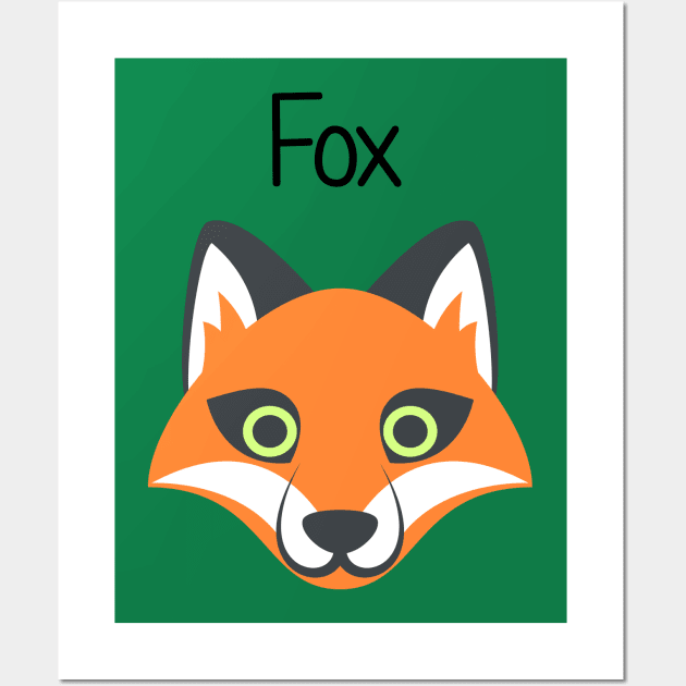 Sly Foxy Fox Wall Art by EclecticWarrior101